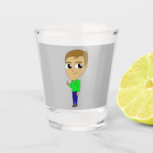 chibi     shot glass (Front)