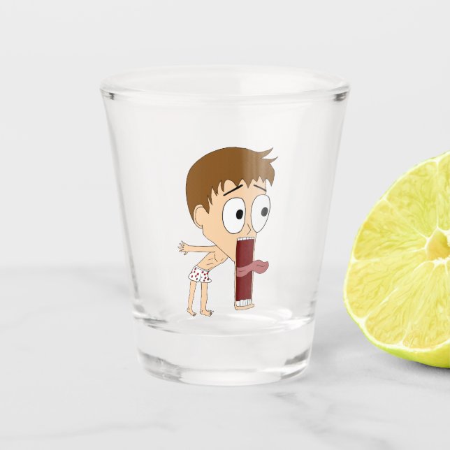 chibi   shot glass (Front)