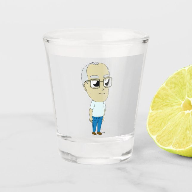 chibi   shot glass (Front)