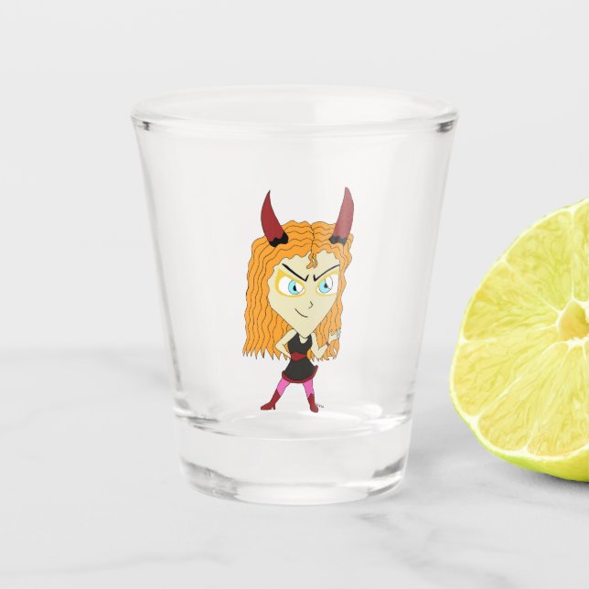 chibi  shot glass (Front)