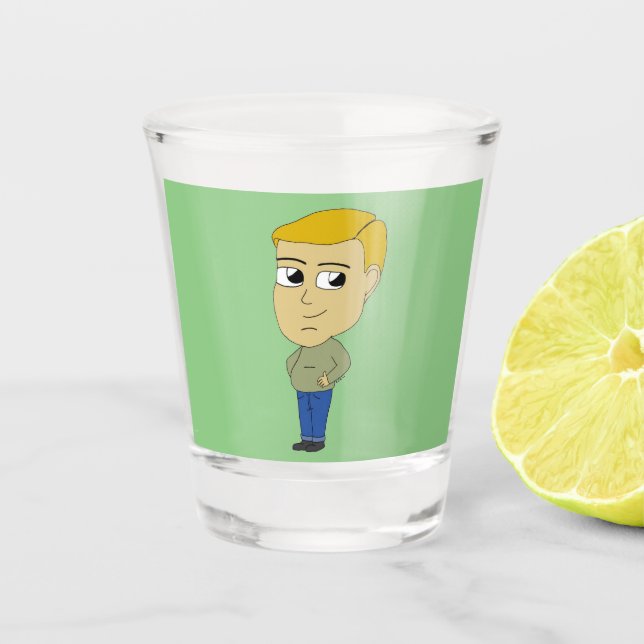 chibi    shot glass (Front)