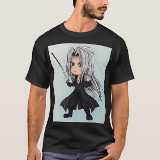 Chibi Silver‑Haired Antihero T-Shirt