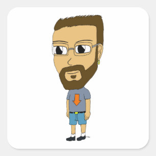 chibi square sticker
