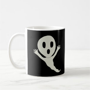 Chibi style ghost  coffee mug