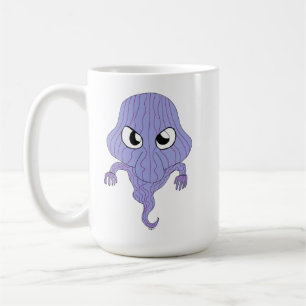 Chibi style ghost coffee mug