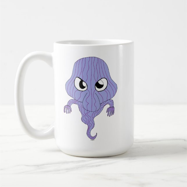 Chibi style ghost coffee mug (Left)