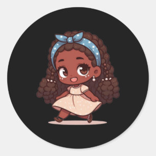 Chibi Sun Dress Sticker