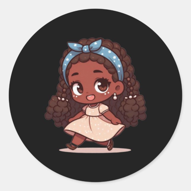 Chibi Sun Dress Sticker  (Front)
