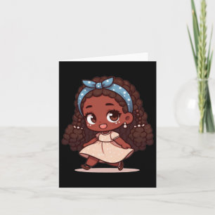 Chibi Sun Dress Sticker Card