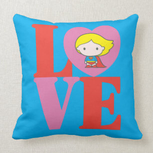 Chibi Supergirl LOVE Cushion