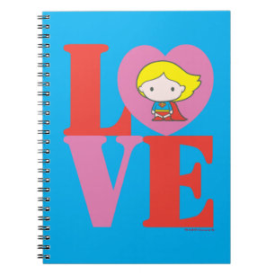 Chibi Supergirl LOVE Notebook