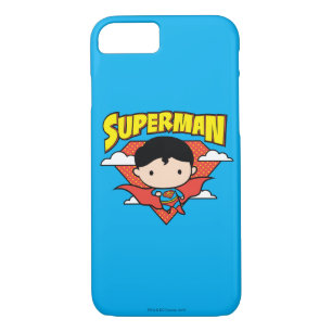 Chibi Superman Polka Dot Shield and Name iPhone 8/7 Case