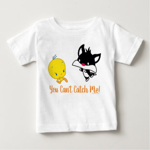 Chibi SYLVESTER™ Chasing TWEETY™ Baby T-Shirt