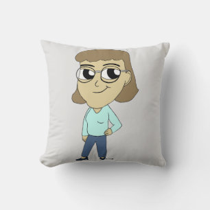 chibi throw pillow