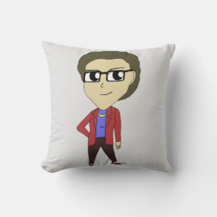 chibi  throw pillow