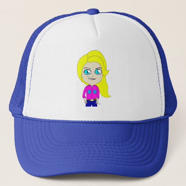 chibi     trucker hat (Front)