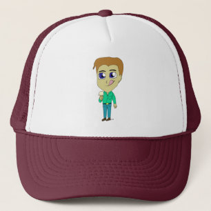 chibi trucker hat