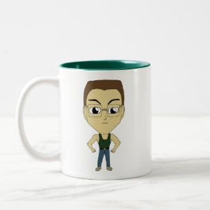 chibi Two-Tone coffee mug