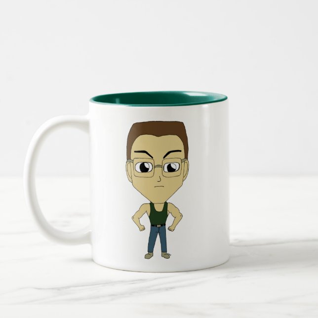 chibi  Two-Tone coffee mug (Left)