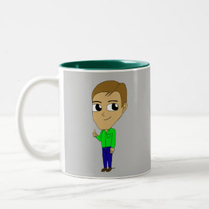 chibi Two-Tone coffee mug