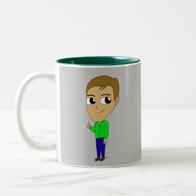 chibi    Two-Tone coffee mug (Left)