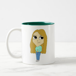 chibi   Two-Tone coffee mug