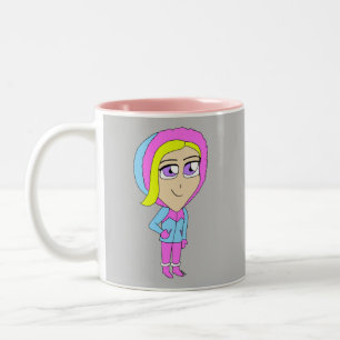 chibi Two-Tone coffee mug