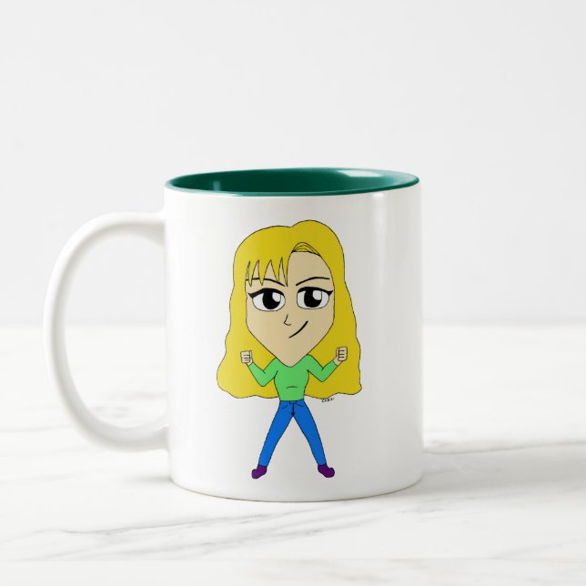 chibi      Two-Tone coffee mug (Left)