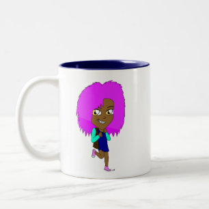 chibi Two-Tone coffee mug