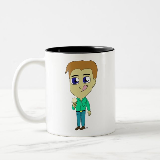 chibi   Two-Tone coffee mug (Left)