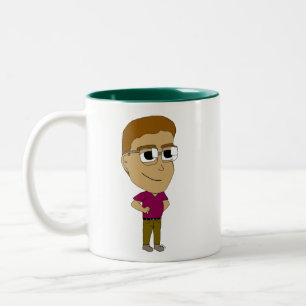 chibi Two-Tone coffee mug
