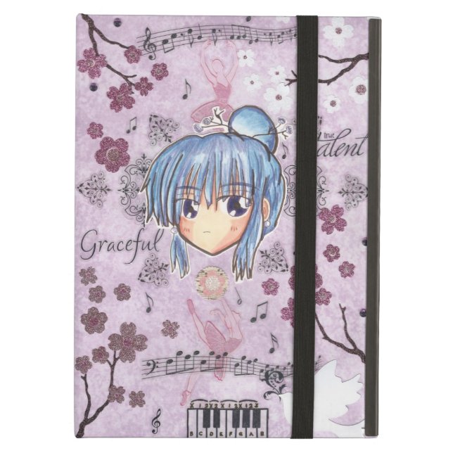 Chibi Ume iPad Kickstand Case (Front Closed)
