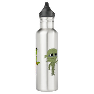 Chibi vampire, monster, and mummy   710 ml water bottle