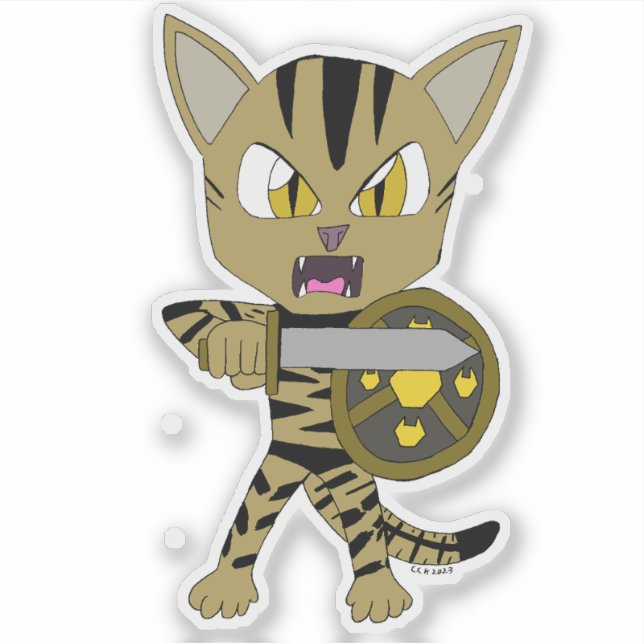Chibi Warrior Cat (Front)