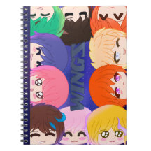 Chibi Wingz Spiral Photo Notebook