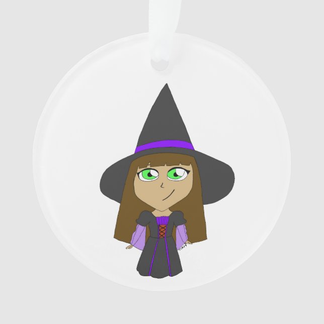 chibi witch  ornament (Front)