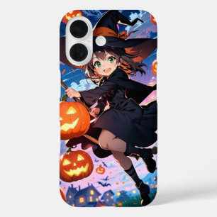 Chibi Witch Ride iPhone 16 Case