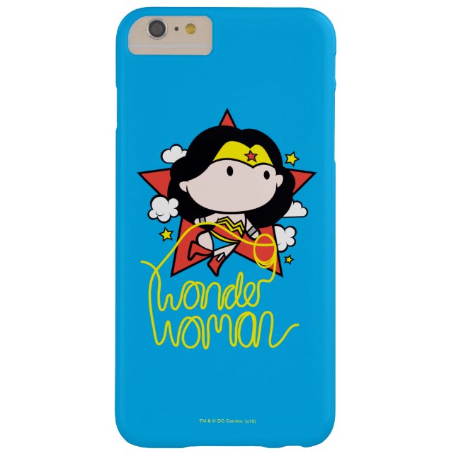 Chibi Wonder Woman Flying With Lasso Case-Mate iPhone Case (Back)