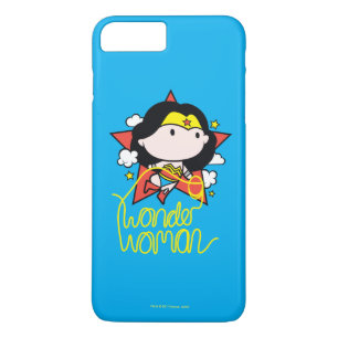 Chibi Wonder Woman Flying With Lasso iPhone 8 Plus/7 Plus Case