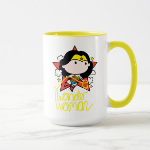 Chibi Wonder Woman Flying With Lasso Mug