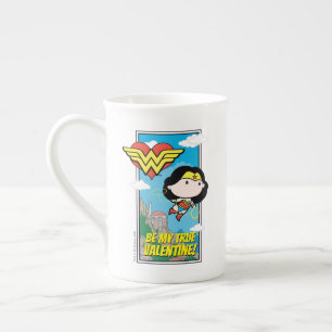 Chibi Wonder Woman - Tell Me The Truth Valentine Bone China Mug