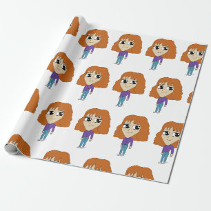 chibi wrapping paper