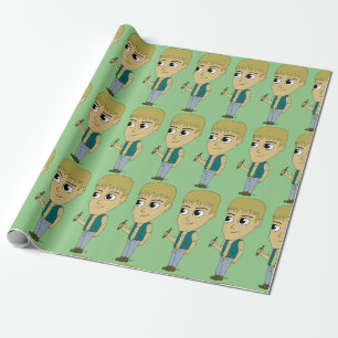 chibi    wrapping paper