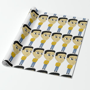 chibi   wrapping paper