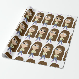 chibi   wrapping paper