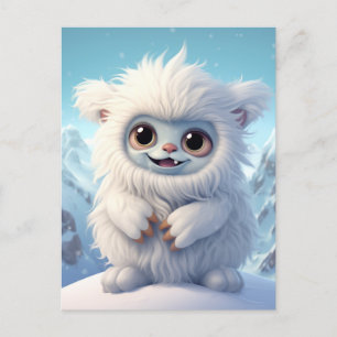 Chibi Yeti Postcard