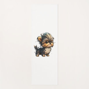 Chibi Yorkshire Terrier Yoga Mat