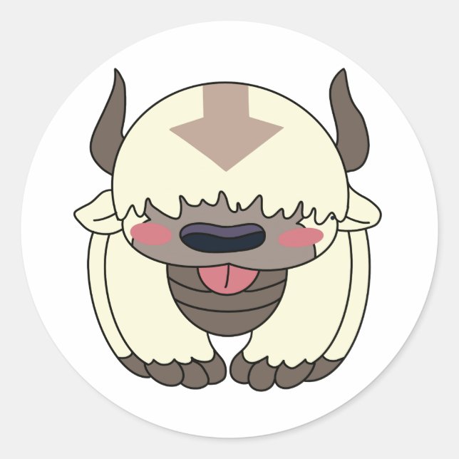 CHIBY APPA CLASSIC ROUND STICKER (Front)