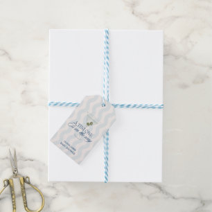 Chic a tini one boy baby shower gift tags