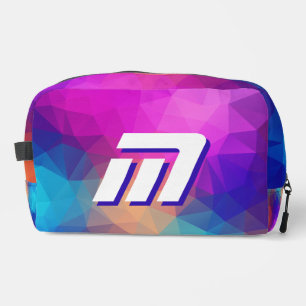Chic Abstract Geometric Makeup Clutch & Travel Dopp Kit